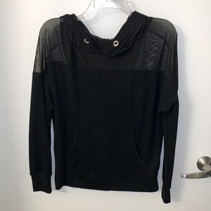 FOREVER 21 Mesh Exercise Hoodie